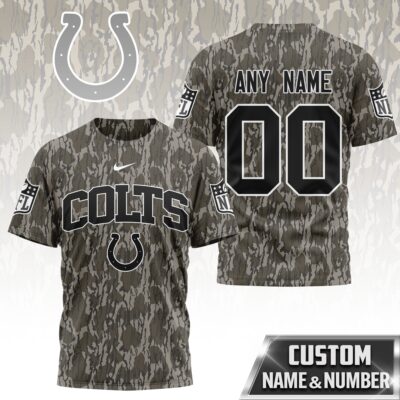 Indianapolis Colts | Premium NFL Camo 3D Shirt
