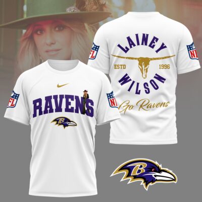 Baltimore Ravens | Premium NFL Lainey Wilson Fan 3D Shirt