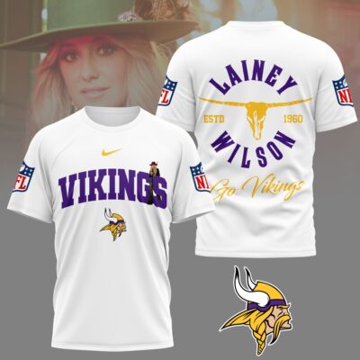 Minnesota Vikings | Premium NFL Lainey Wilson Fan 3D Shirt