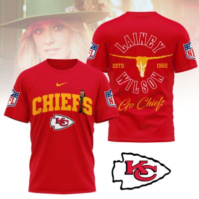Kansas City Chiefs | Premium NFL Lainey Wilson Fan 3D Shirt