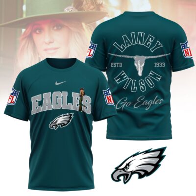 Philadelphia Eagles | Premium NFL Lainey Wilson Fan 3D Shirt