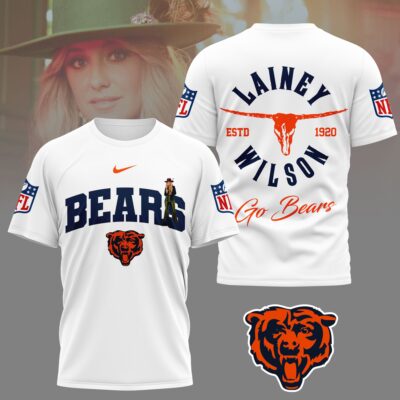 Chicago Bears | Premium NFL Lainey Wilson Fan 3D Shirt
