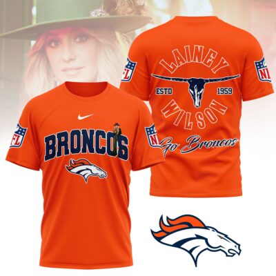 Denver Broncos | Premium NFL Lainey Wilson Fan 3D Shirt
