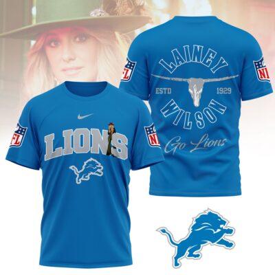 Detroit Lions | Premium NFL Lainey Wilson Fan 3D Shirt