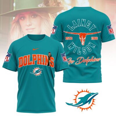 Miami Dolphins | Premium NFL Lainey Wilson Fan 3D Shirt