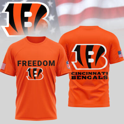 Cincinnati Bengals | Premium NFL Freedom 3D Shirt