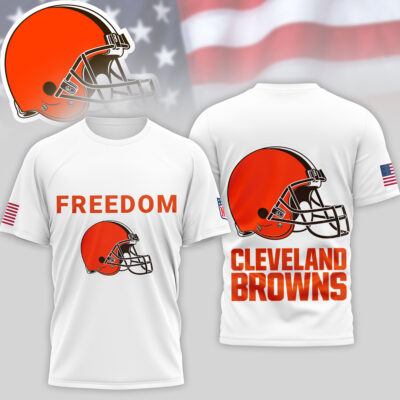 Cleveland Browns | Premium NFL Freedom 3D Shirt