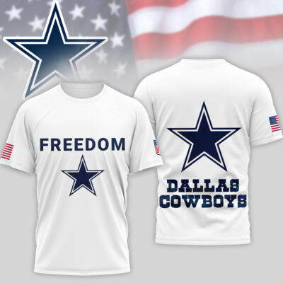 Dallas Cowboys | Premium NFL Freedom 3D Shirt