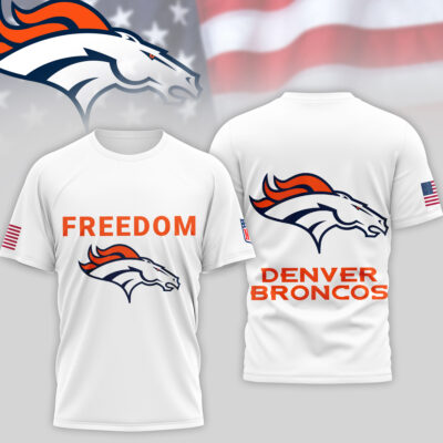 Denver Broncos | Premium NFL Freedom 3D Shirt
