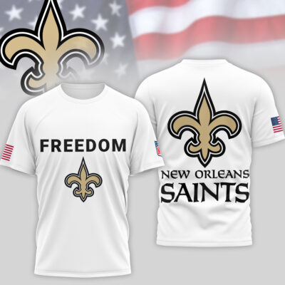 New Orleans Saints | Premium NFL Freedom 3D Shirt