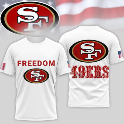 San Francisco 49ers | Premium NFL Freedom 3D Shirt