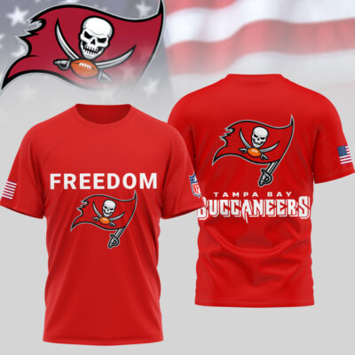 Tampa Bay Buccaneers | Premium NFL Freedom 3D Shirt