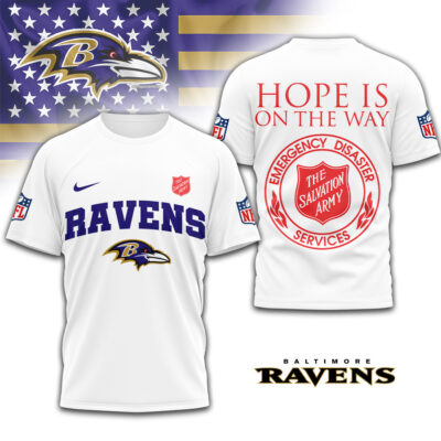 Baltimore Ravens | Premium NFL The Salvation Army 3D Shirt