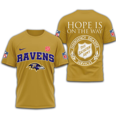Baltimore Ravens | Premium NFL The Salvation Army 3D Shirt