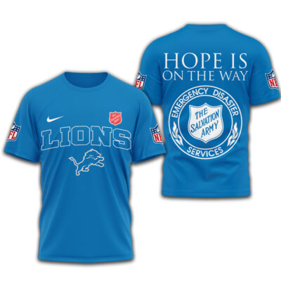 Detroit Lions | Premium NFL The Salvation Army 3D Shirt
