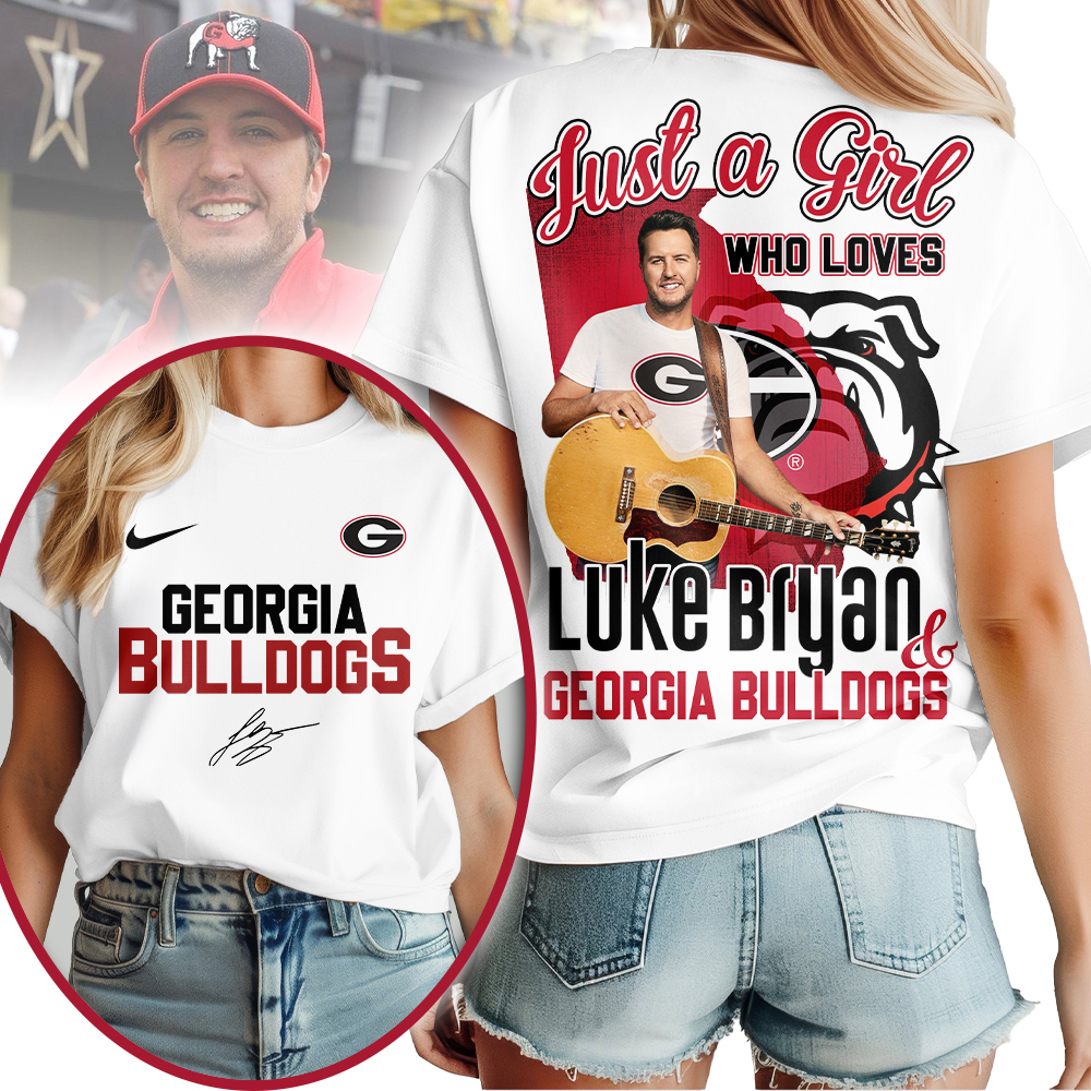 Premium NCAA Georgia Bulldogs x Luke Bryan 3D Shirt