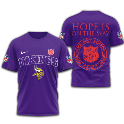 Minnesota Vikings | Premium NFL The Salvation Army 3D Shirt