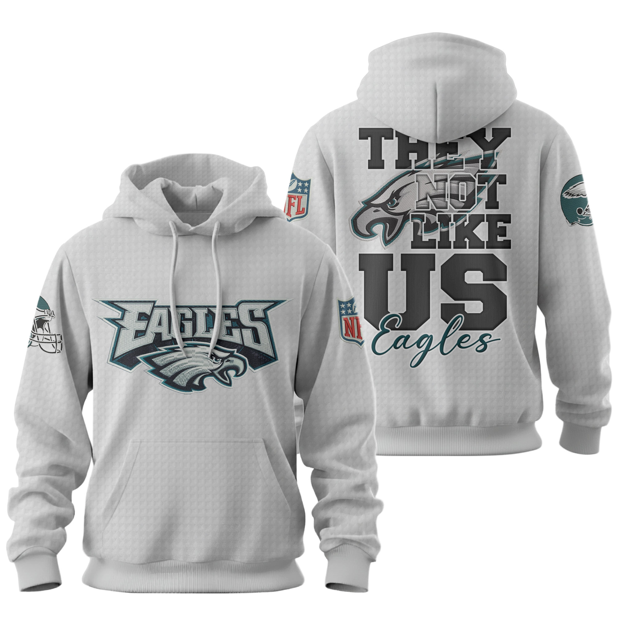 Philadelphia Eagles | Premium NFL They Not Like Us 3D Hoodie - Image 4