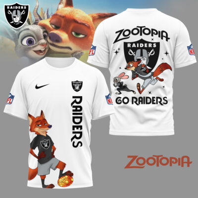 Las Vegas Raiders | Premium NFL and Zootopia Fan 3D Shirt