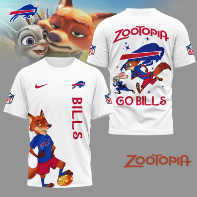 Buffalo Bills | Premium NFL and Zootopia Fan 3D Shirt