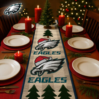 Philadelphia Eagles | Premium NFL Quilted Christmas Table Runner
