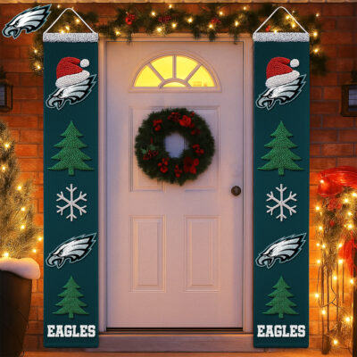 Philadelphia Eagles | Premium NFL Christmas Merry Christmas Porch Sign