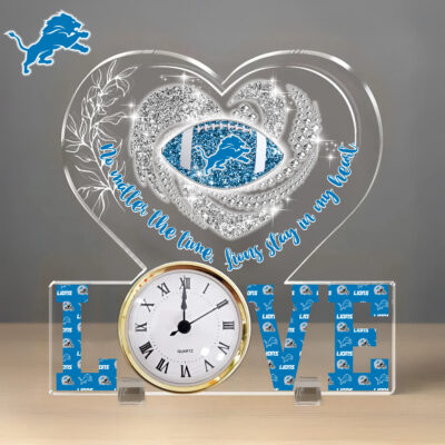 Detroit Lions | Premium NFL Acrylic Clock