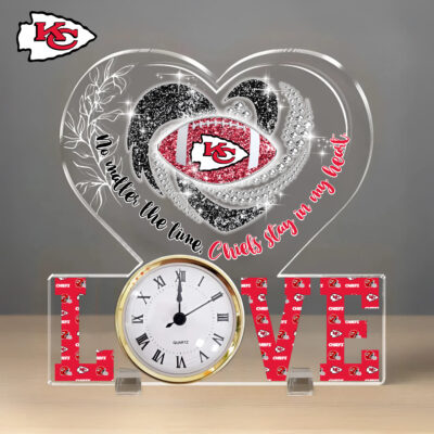 Kansas City Chiefs | Premium NFL Acrylic Clock