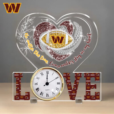 Washington Commanders | Premium NFL Acrylic Clock