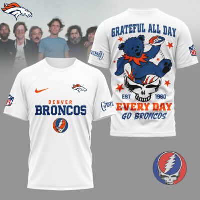 Denver Broncos | Premium NFL Grateful Dead Fan 3D Shirt