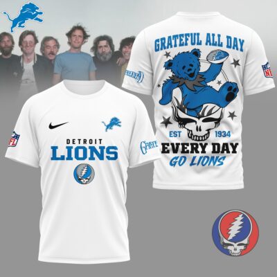 Detroit Lions | Premium NFL Grateful Dead Fan 3D Shirt