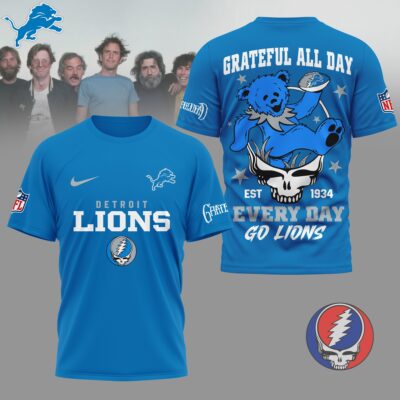Detroit Lions | Premium NFL Grateful Dead Fan 3D Shirt