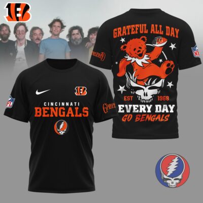 Cincinnati Bengals | Premium NFL Grateful Dead Fan 3D Shirt