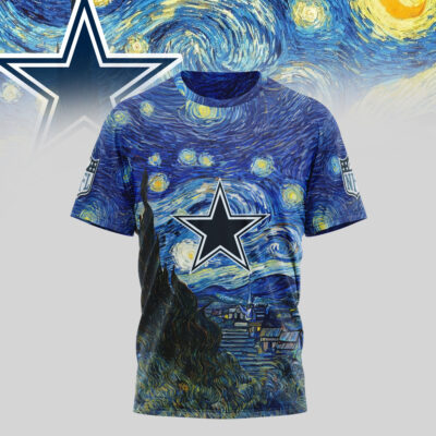 Dallas Cowboys | Premium NFL The Starry Night 3D Shirt