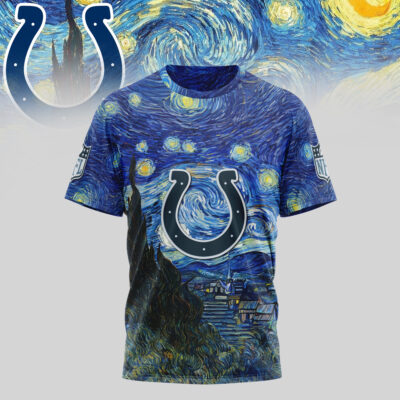 Indianapolis Colts | Premium NFL The Starry Night 3D Shirt