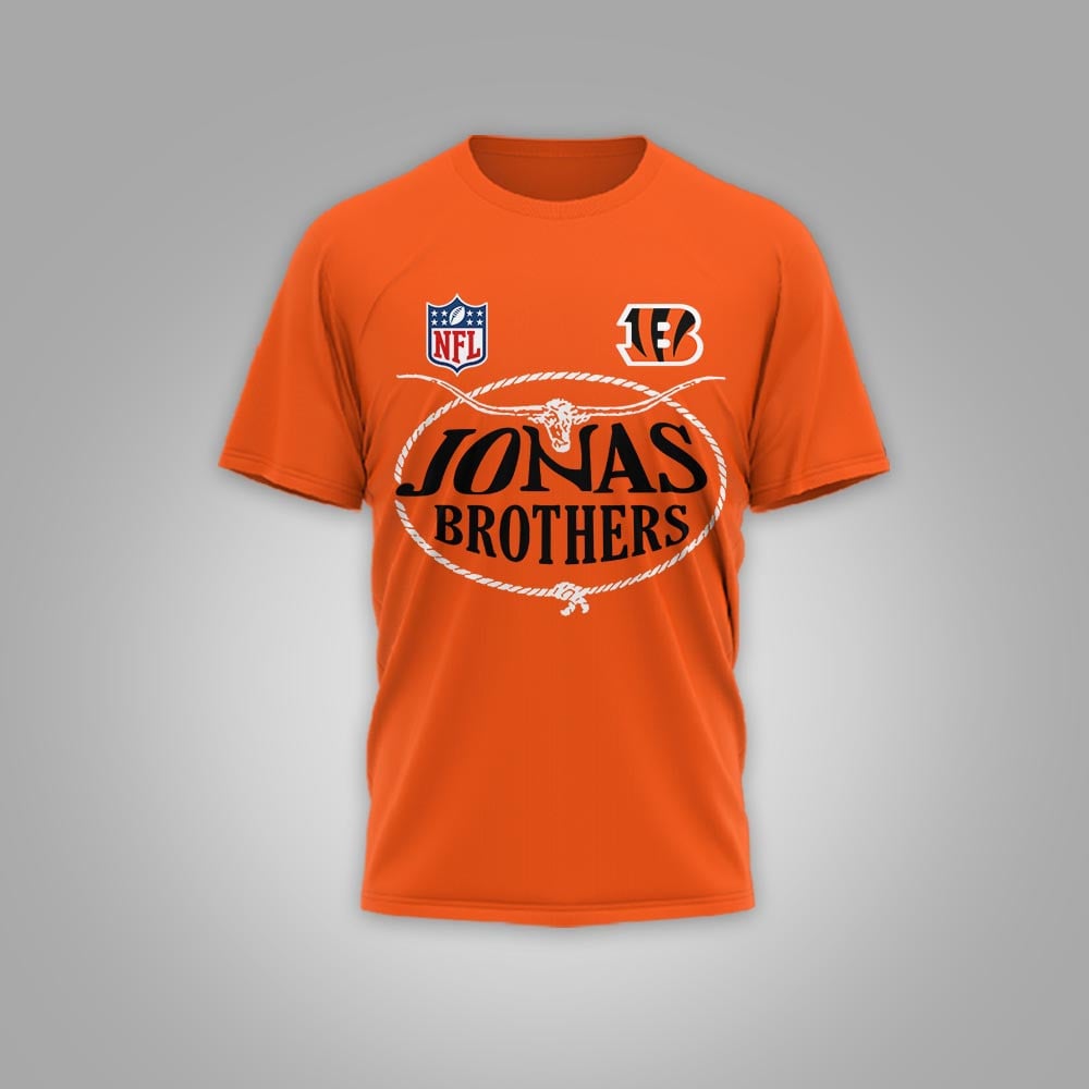 Cincinnati Bengals | Premium NFL Joe Jonas 3D Shirt HY - Image 2