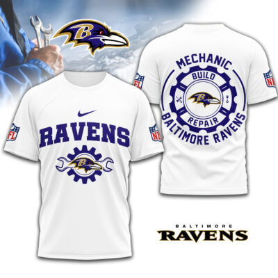 Baltimore Ravens | Premium NFL Mechanic 3D Shirt
