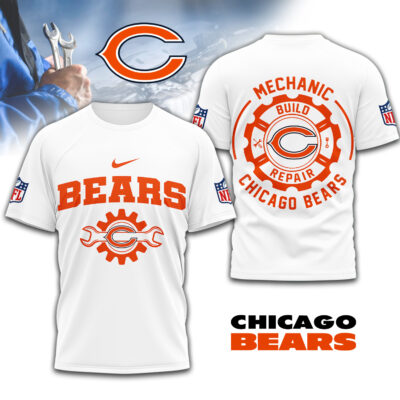 Chicago Bears | Premium NFL Mechanic 3D Shirt
