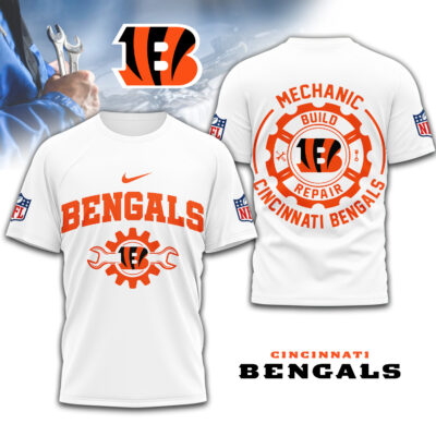 Cincinnati Bengals | Premium NFL Mechanic 3D Shirt