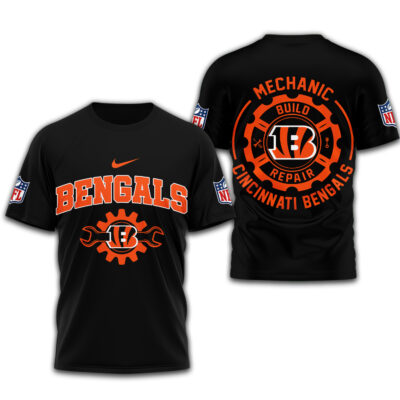 Cincinnati Bengals | Premium NFL Mechanic 3D Shirt