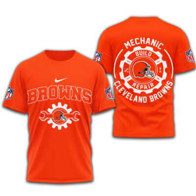 Cleveland Browns | Premium NFL Mechanic 3D Shirt