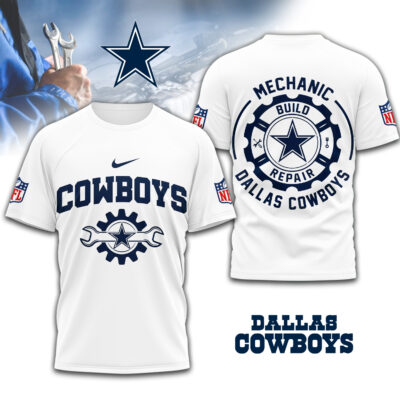 Dallas Cowboys | Premium NFL Mechanic 3D Shirt