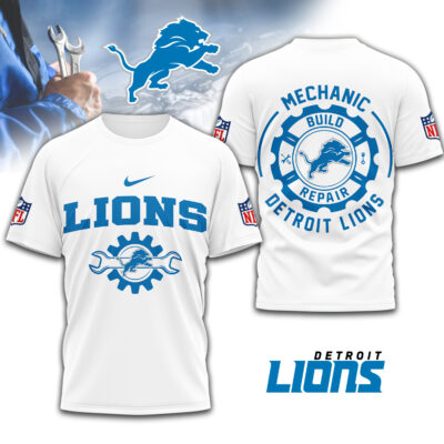Detroit Lions | Premium NFL Mechanic 3D Shirt