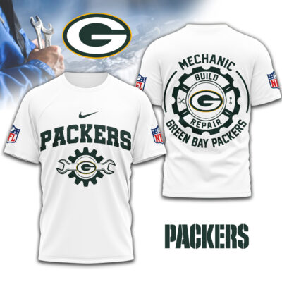 Green Bay Packers | Premium NFL Mechanic 3D Shirt