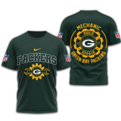 Green Bay Packers | Premium NFL Mechanic 3D Shirt