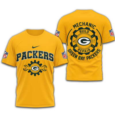 Green Bay Packers | Premium NFL Mechanic 3D Shirt