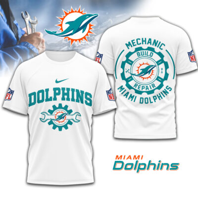 Miami Dolphins | Premium NFL Mechanic 3D Shirt