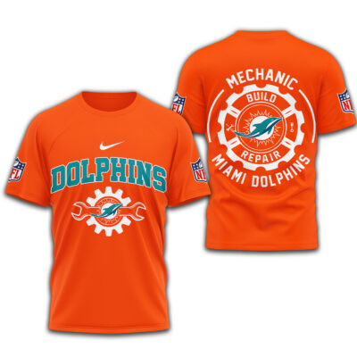 Miami Dolphins | Premium NFL Mechanic 3D Shirt