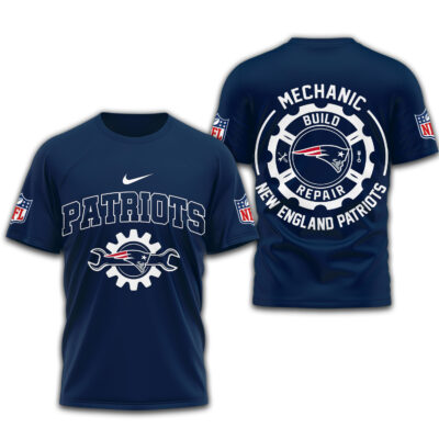 New England Patriots | Premium NFL Mechanic 3D Shirt