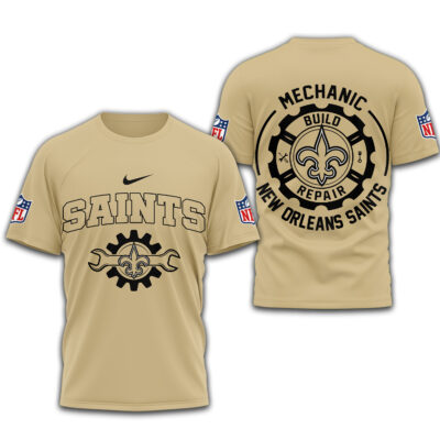 New Orleans Saints | Premium NFL Mechanic 3D Shirt